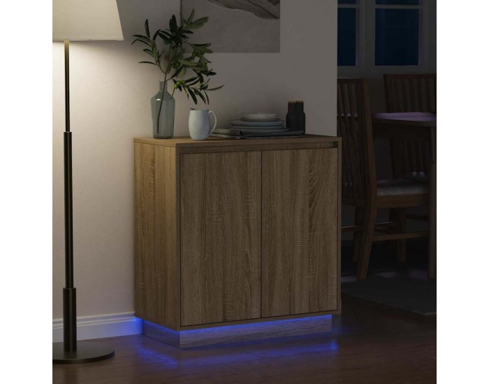 Sonata H Шкафче с рафт Сонома дъб 71 x 34.5 x 75 см Инженерно дърво