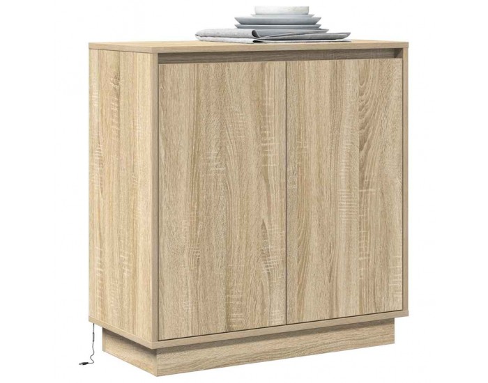 Sonata H Шкафче с рафт Сонома дъб 71 x 34.5 x 75 см Инженерно дърво