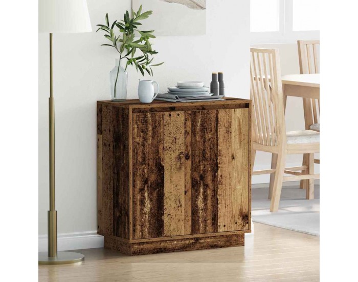 Sonata H Шкафче с рафт Старо дърво 71 x 34.5 x 75 см Инженерно дърво