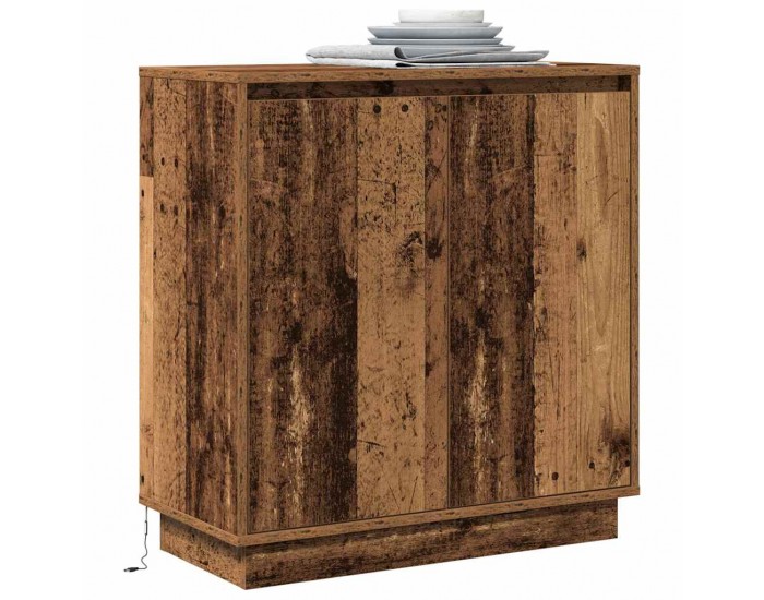 Sonata H Шкафче с рафт Старо дърво 71 x 34.5 x 75 см Инженерно дърво