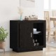 Sonata H Служебен шкаф Черен дъб 40 x 80 x 75 см Инженерно дърво