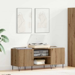 Sonata H Шкаф за грамофонни плочи с рафт с врата Дъб 121 x 38 x 48 cm - ТВ шкафове