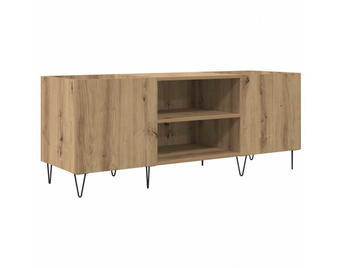 Sonata H Шкаф за грамофонни плочи с рафт с врата Дъб 121 x 38 x 48 cm