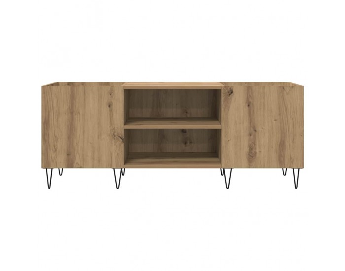 Sonata H Шкаф за грамофонни плочи с рафт с врата Дъб 121 x 38 x 48 cm