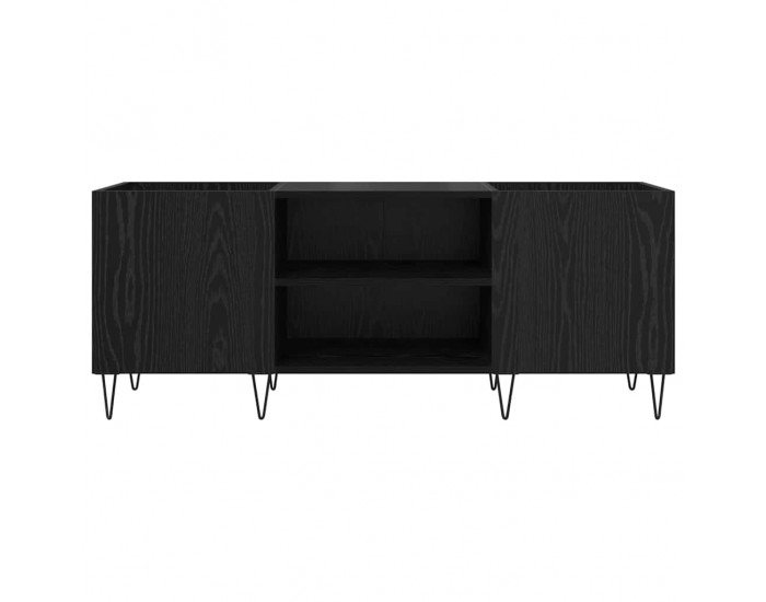 Sonata H Шкаф за грамофонни плочи с рафт Черния дъб 121 x 38 x 48 cm