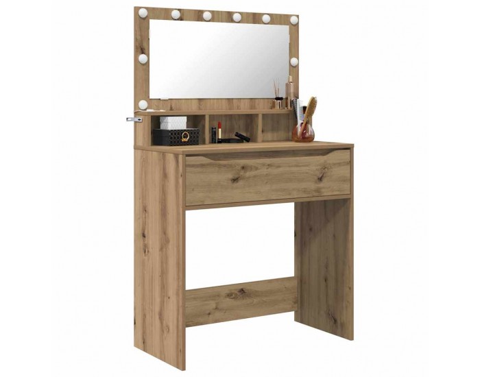 Sonata H Тоалетки за спалня Дъб 80 x 39,6 x 135 см Инженерно дърво