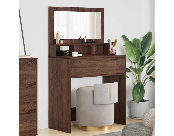 Sonata H Тоалетки за спалня Кафяв дъб 80 x 39,6 x 135 см Инженерно дърво