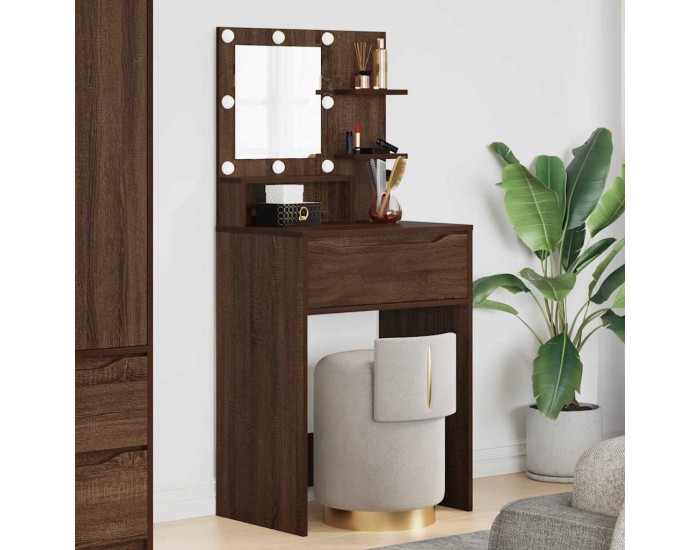 Sonata H Тоалетки за спалня Кафяв дъб 80 x 39,6 x 135 см Инженерно дърво