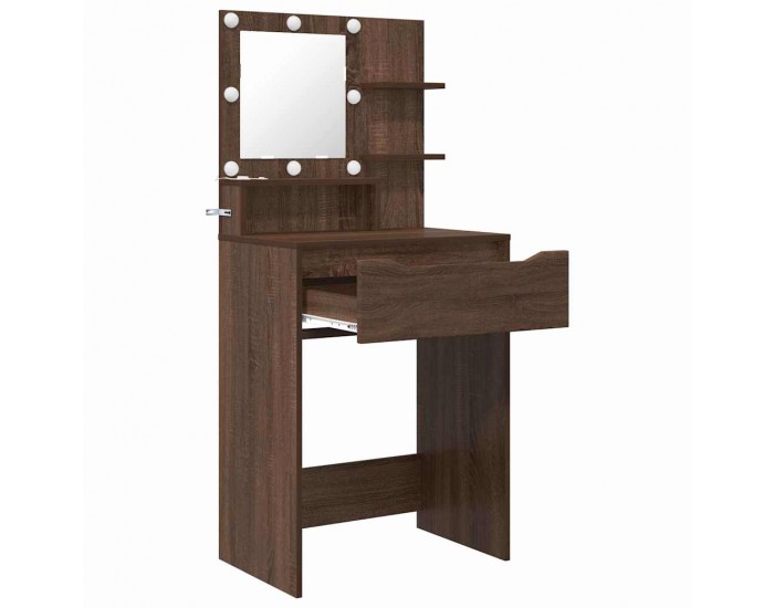 Sonata H Тоалетки за спалня Кафяв дъб 80 x 39,6 x 135 см Инженерно дърво