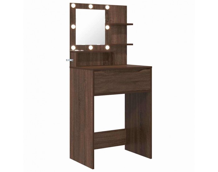 Sonata H Тоалетки за спалня Кафяв дъб 80 x 39,6 x 135 см Инженерно дърво