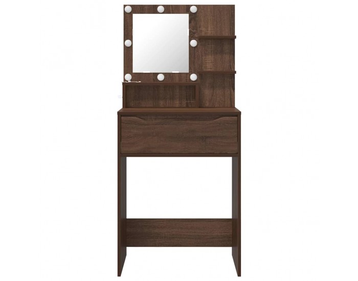 Sonata H Тоалетки за спалня Кафяв дъб 80 x 39,6 x 135 см Инженерно дърво