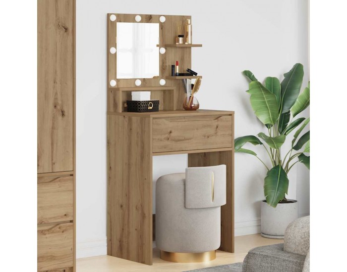 Sonata H Тоалетки за спалня Дъб 80 x 39,6 x 135 см Инженерно дърво