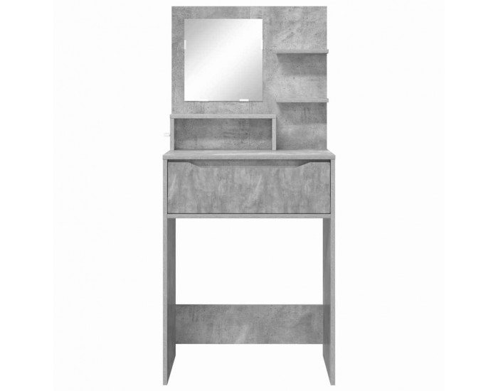 Sonata H Тоалетки за спалня с чекмедже Циментено сиво 80 x 39,6 x 135 см