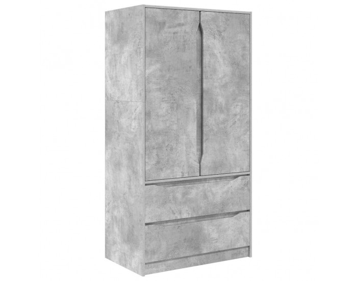 Sonata H Шкаф за баня Циментено сиво 79,5 x 49 x 156 см Инженерно дърво