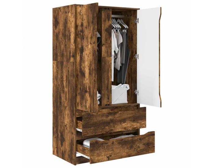 Sonata H Шкаф за баня Димян дъб 79,5 x 49 x 156 см Инженерно дърво