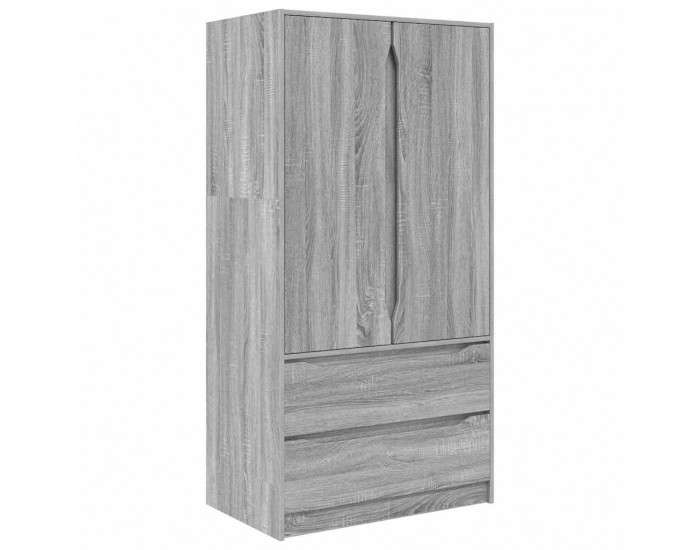 Sonata H Шкаф за баня Сив Сонома 79,5 x 49 x 156 см Инженерно дърво