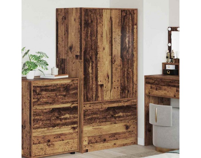 Sonata H Шкаф за баня Старо дърво 79,5 x 49 x 156 см Инженерно дърво