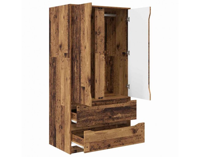 Sonata H Шкаф за баня Старо дърво 79,5 x 49 x 156 см Инженерно дърво