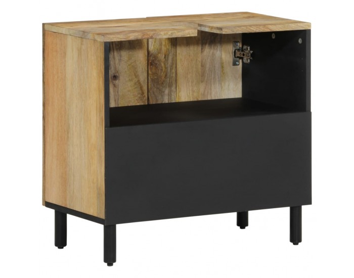 Sonata H Шкаф за баня 62x33x58 см масивно мангово дърво