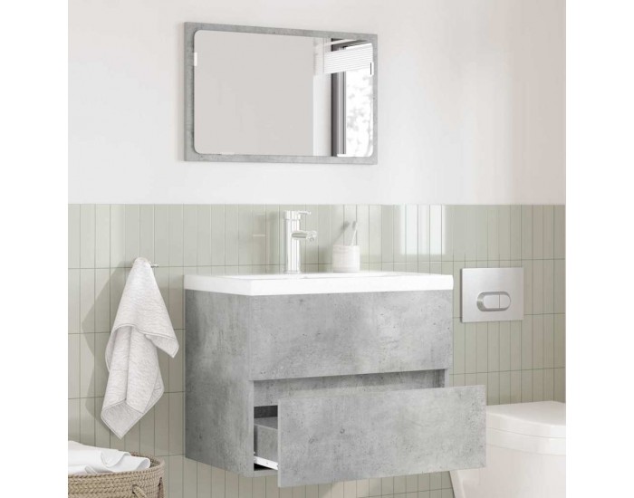 Sonata H Комплект мебели за баня Циментено сиво Инженерно дърво