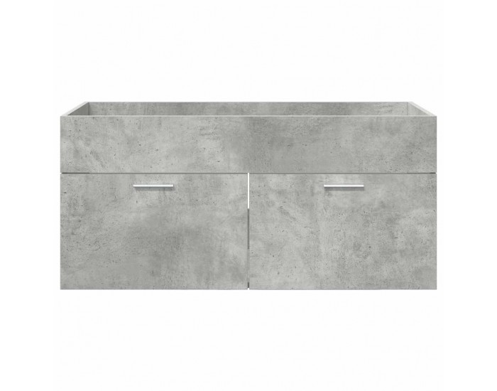 Sonata H Шкаф за мивка Циментено сиво 38,5 x 100 x 46 см Инженерно дърво