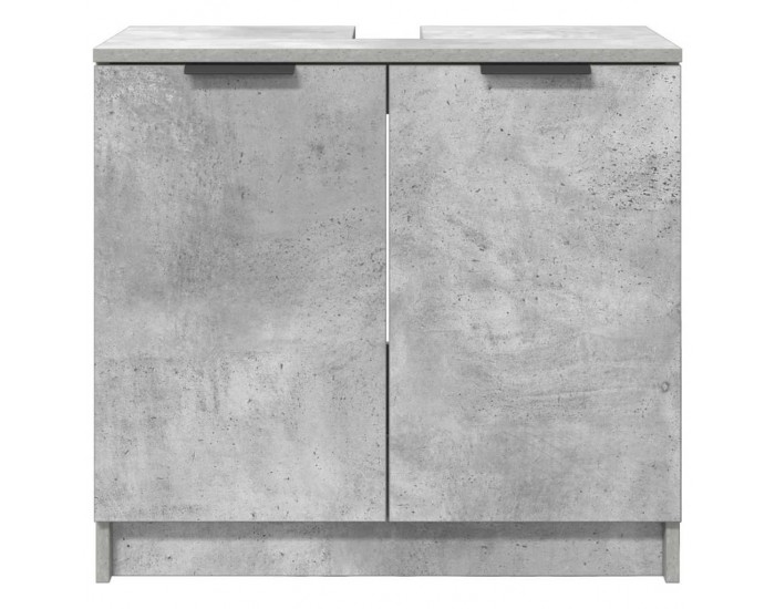 Sonata H Шкаф за баня Циментено сиво 64,5 x 33,5 x 59 см Инженерно дърво