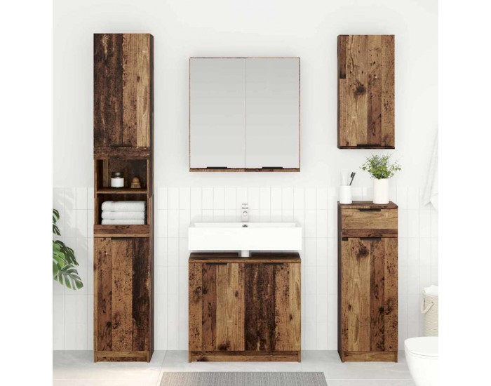 Sonata H Шкаф за баня Старо дърво 64,5 x 33,5 x 59 см Инженерно дърво