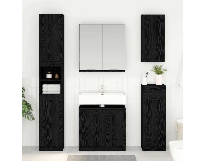 Sonata H Шкаф за баня Черния дъб 64,5 x 33,5 x 59 см Инженерно дърво