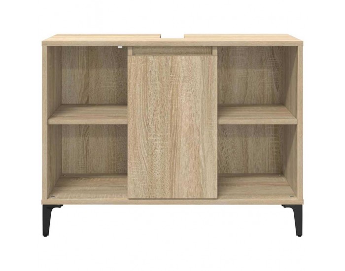 Sonata H Шкаф за мивка с рафт със съхранение Сонома дъб 80 x 33 x 60 см