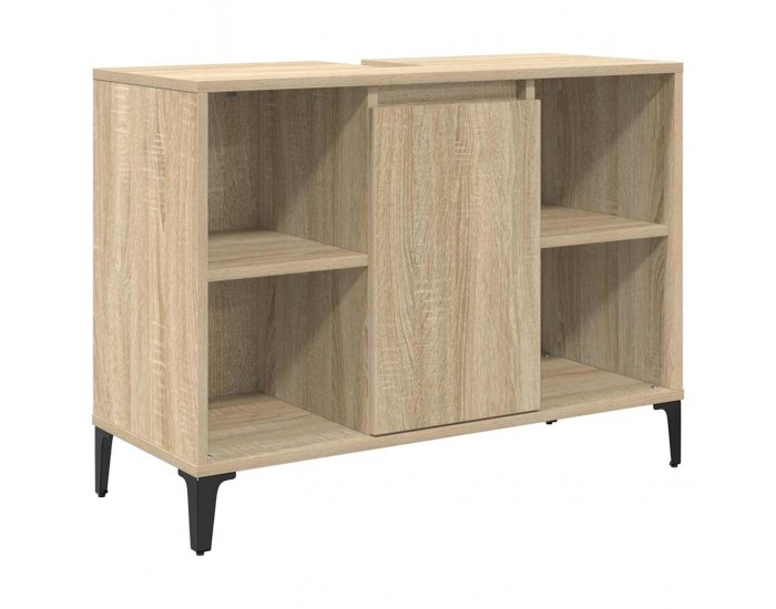 Sonata H Шкаф за мивка с рафт със съхранение Сонома дъб 80 x 33 x 60 см
