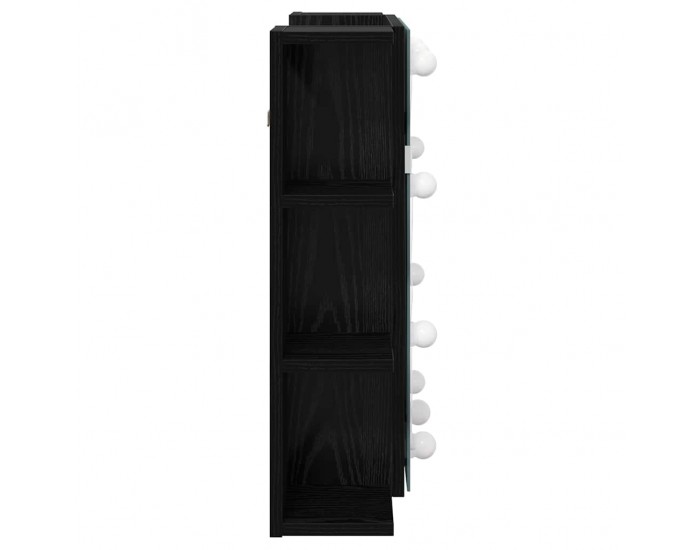 Sonata H Шкаф с огледало Черния дъб 70 x 16,5 x 60 см Инженерно дърво