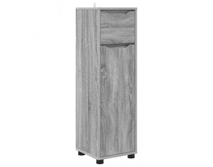 Sonata H Шкаф за баня Сив Сонома 30,5 x 30 x 101 см Инженерно дърво
