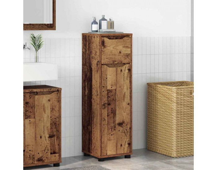Sonata H Шкаф за баня Старо дърво 30,5 x 30 x 101 см Инженерно дърво
