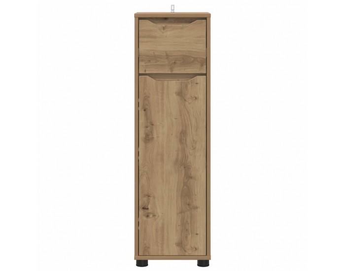 Sonata H Шкаф за баня с чекмедже Дъб 30,5 x 30 x 101 см Инженерно дърво