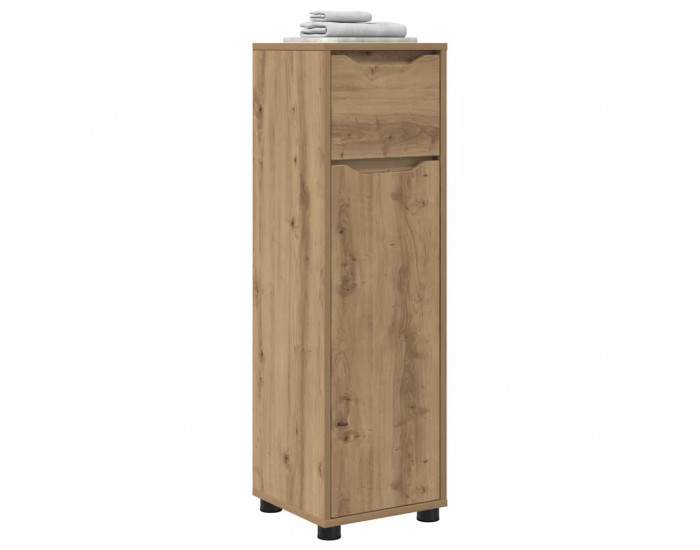 Sonata H Шкаф за баня с чекмедже Дъб 30,5 x 30 x 101 см Инженерно дърво
