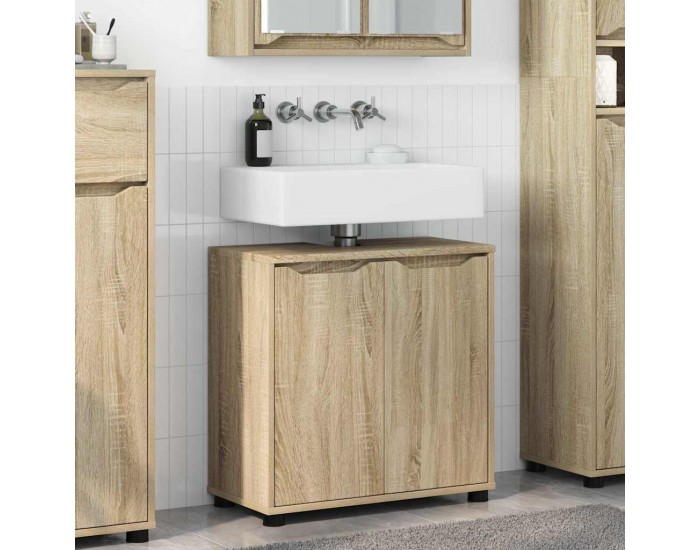 Sonata H Шкаф за баня с мивка Сонома дъб 60 x 30 x 60 cm Инженерно дърво