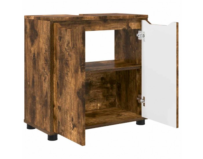 Sonata H Шкаф за баня с мивка Димян дъб 60 x 30 x 60 cm Инженерно дърво