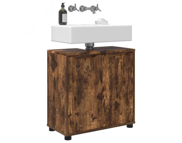 Sonata H Шкаф за баня с мивка Димян дъб 60 x 30 x 60 cm Инженерно дърво