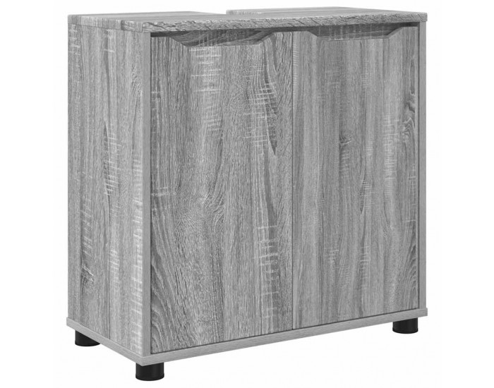 Sonata H Шкаф за баня с мивка Сив Сонома 60 x 30 x 60 cm Инженерно дърво