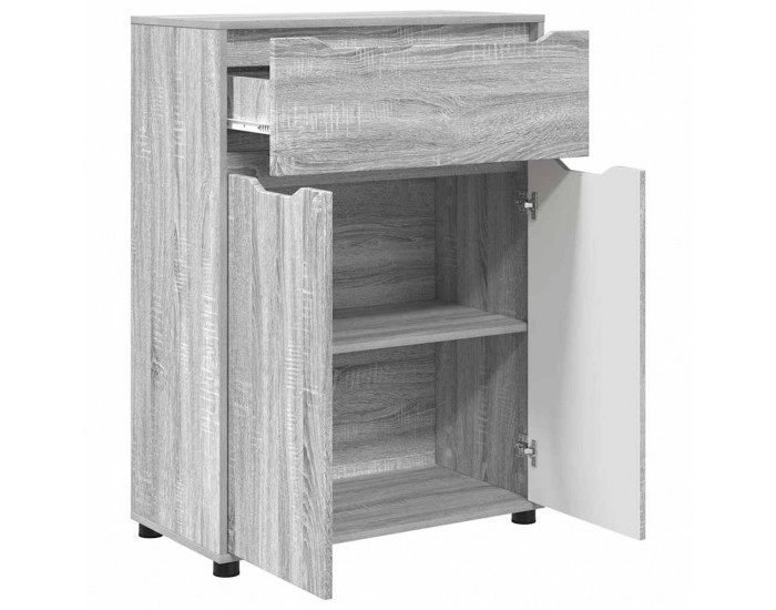 Sonata H Шкаф за баня Сив Сонома 72,5 x 36,5 x 100 см Инженерно дърво