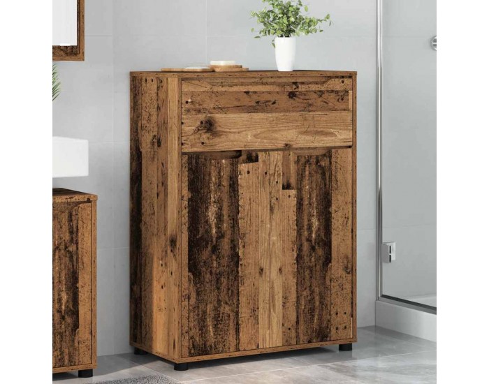 Sonata H Шкаф за баня Старо дърво 72,5 x 36,5 x 100 см Инженерно дърво