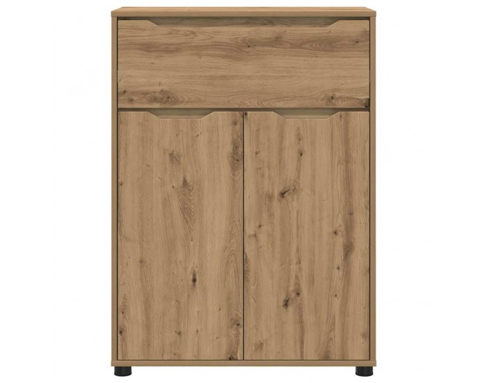 Sonata H Шкаф за баня с рафт Дъб 72,5 x 36,5 x 100 см Инженерно дърво