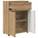 Sonata H Шкаф за баня с рафт Дъб 72,5 x 36,5 x 100 см Инженерно дърво