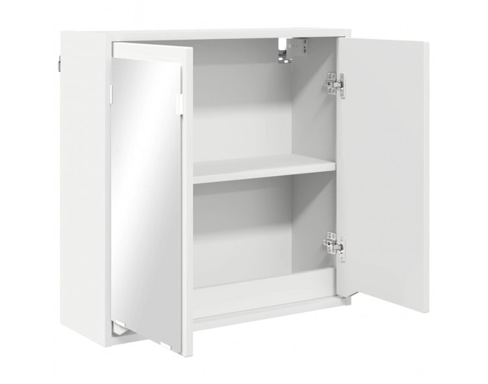 Sonata H Шкаф с огледало за баня Бяло 60 x 20 x 60 cm Инженерно дърво