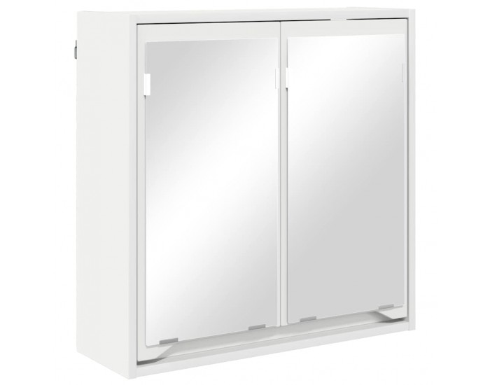 Sonata H Шкаф с огледало за баня Бяло 60 x 20 x 60 cm Инженерно дърво