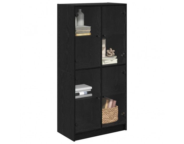 Sonata H Висок шкаф Черния дъб 68 x 37 x 142 см Инженерно дърво