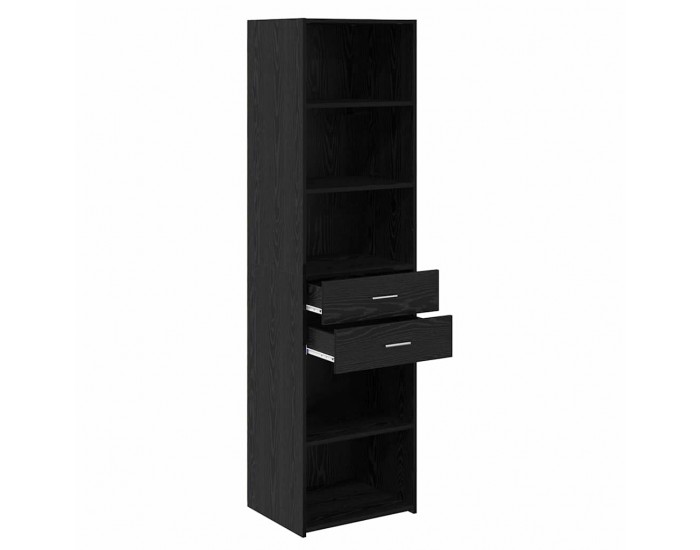 Sonata H Висок шкаф Черния дъб 50 x 42,5 x 185 см Инженерно дърво