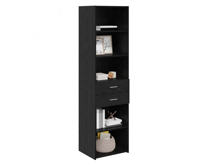 Sonata H Висок шкаф Черния дъб 50 x 42,5 x 185 см Инженерно дърво
