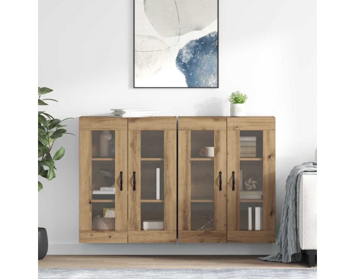 Sonata H Стенни шкафове 2 pcs Дъб 69,5 x 34 x 90 см Инженерно дърво