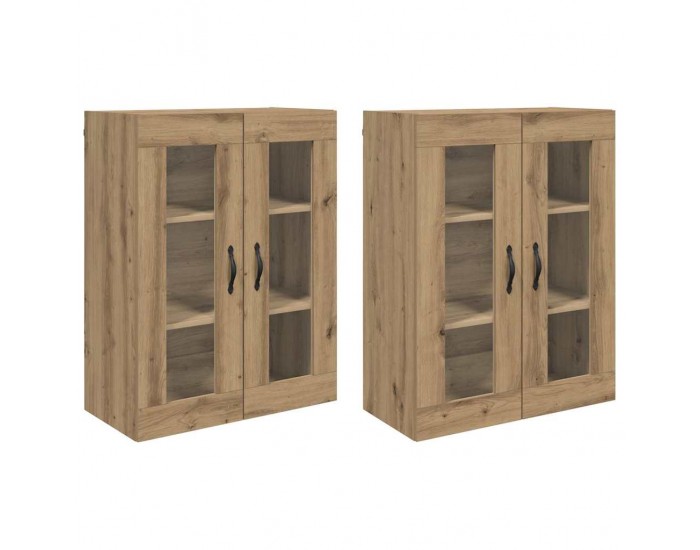 Sonata H Стенни шкафове 2 pcs Дъб 69,5 x 34 x 90 см Инженерно дърво